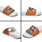 Santa Tiger Roar Personalized Slide Sandals Christmas Rugby League Spirit - Aussie Hoodie
