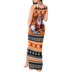 Santa Tiger Roar Personalized Tank Maxi Dress Christmas Rugby League Spirit - Aussie Hoodie