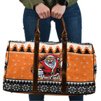 Santa Tiger Roar Personalized Travel Bag Christmas Rugby League Spirit - Aussie Hoodie