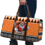 Santa Tiger Roar Personalized Travel Bag Christmas Rugby League Spirit - Aussie Hoodie