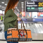 Santa Tiger Roar Personalized Travel Bag Christmas Rugby League Spirit - Aussie Hoodie