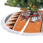 Santa Tiger Roar Personalized Tree Skirt Christmas Rugby League Spirit - Aussie Hoodie