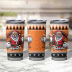 Santa Tiger Roar Personalized Tumbler Cup Christmas Rugby League Spirit - Aussie Hoodie