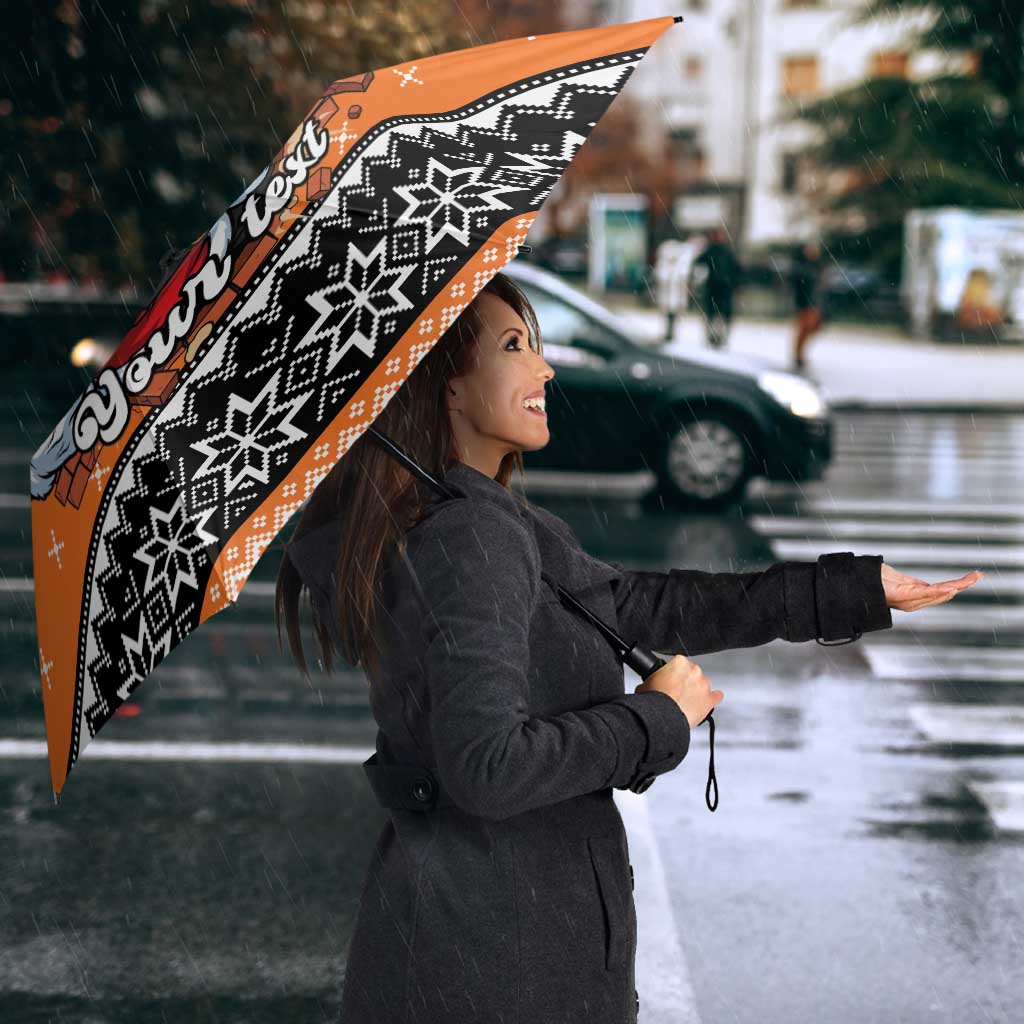 Santa Tiger Roar Personalized Umbrella Christmas Rugby League Spirit - Aussie Hoodie