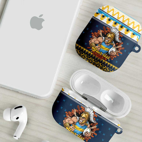 Santa’s Titan Warrior Personalized AirPods Case Christmas Rugby League Spirit - Aussie Hoodie