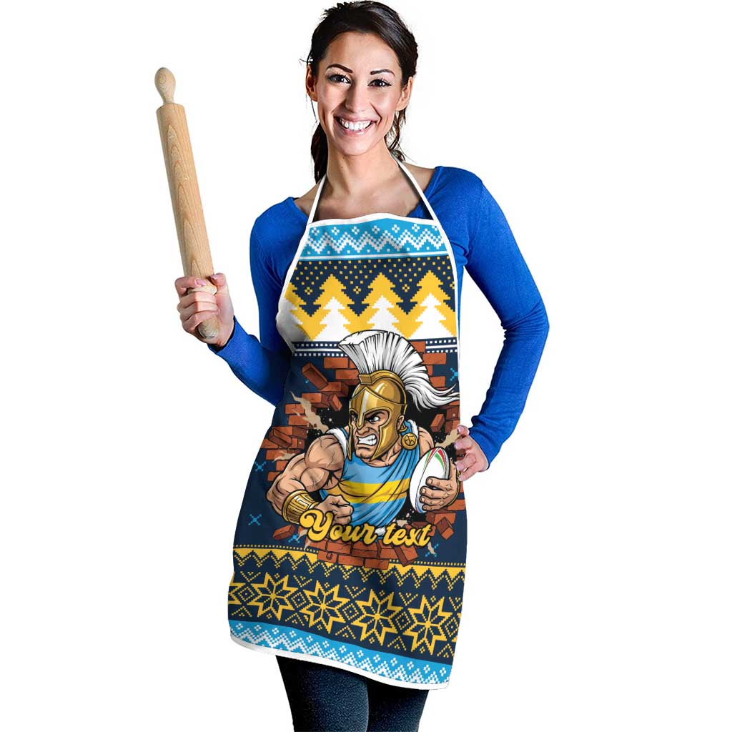 Santa’s Titan Warrior Personalized Apron Christmas Rugby League Spirit - Aussie Hoodie