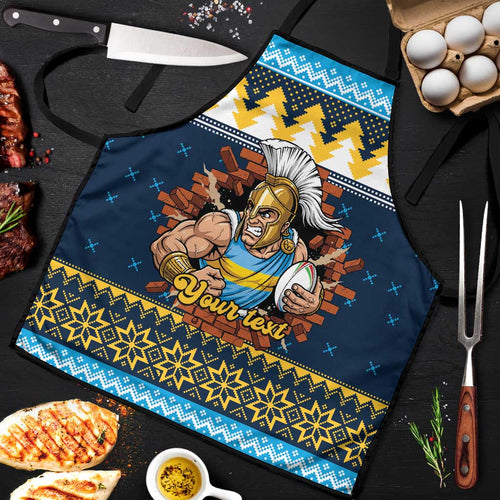 Santa’s Titan Warrior Personalized Apron Christmas Rugby League Spirit - Aussie Hoodie