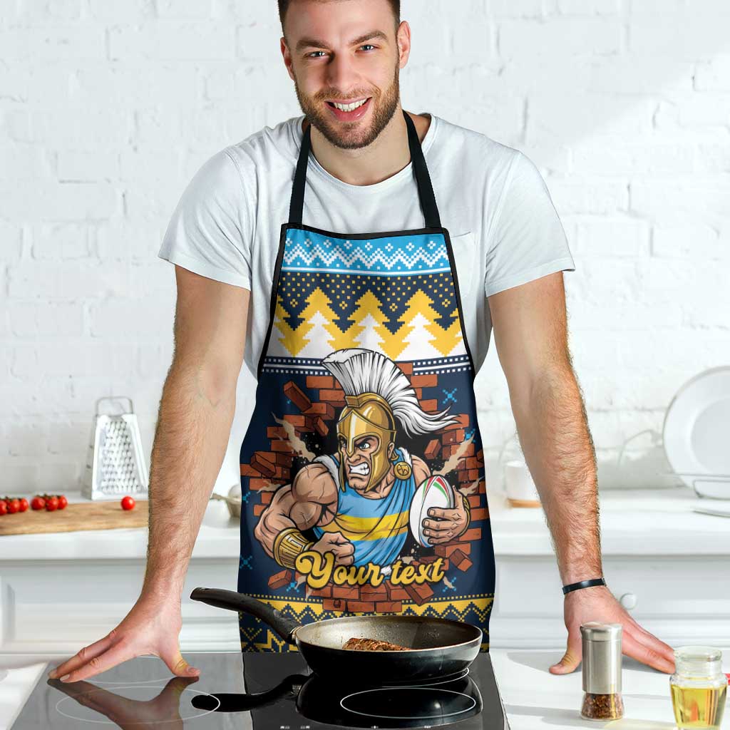 Santa’s Titan Warrior Personalized Apron Christmas Rugby League Spirit - Aussie Hoodie