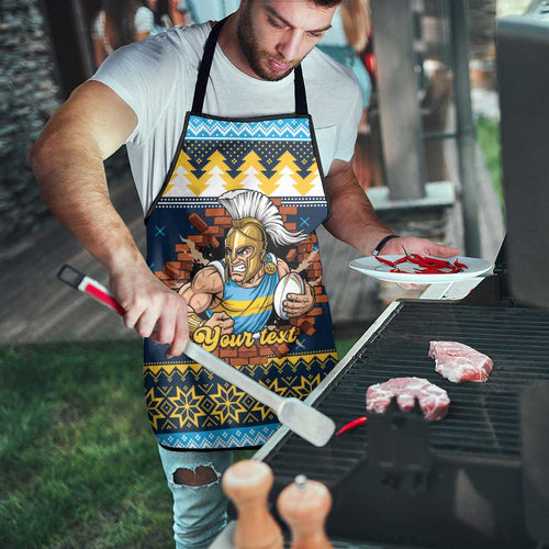 Santa’s Titan Warrior Personalized Apron Christmas Rugby League Spirit - Aussie Hoodie