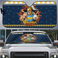 Santa’s Titan Warrior Personalized Auto Sun Shade Christmas Rugby League Spirit - Aussie Hoodie