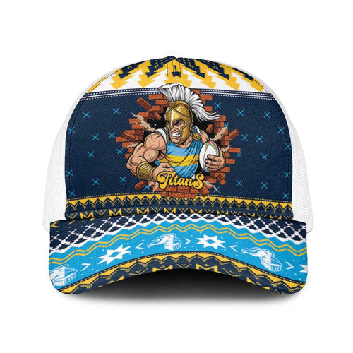 Santa’s Titan Warrior Baseball Net Cap Christmas Rugby League Spirit - Aussie Hoodie