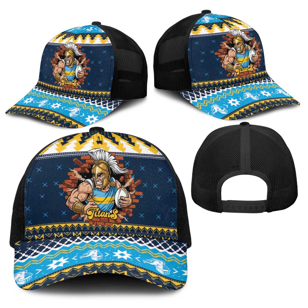 Santa’s Titan Warrior Baseball Net Cap Christmas Rugby League Spirit - Aussie Hoodie