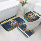Santa’s Titan Warrior Personalized Bathroom Set Christmas Rugby League Spirit - Aussie Hoodie