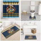 Santa’s Titan Warrior Personalized Bathroom Set Christmas Rugby League Spirit - Aussie Hoodie