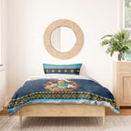 Santa’s Titan Warrior Personalized Bedding Set Christmas Rugby League Spirit - Aussie Hoodie