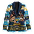 Santa’s Titan Warrior Personalized Blazer Christmas Rugby League Spirit - Aussie Hoodie