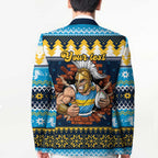 Santa’s Titan Warrior Personalized Blazer Christmas Rugby League Spirit - Aussie Hoodie