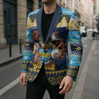 Santa’s Titan Warrior Personalized Blazer Christmas Rugby League Spirit - Aussie Hoodie