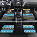 Santa’s Titan Warrior Personalized Car Mats Christmas Rugby League Spirit - Aussie Hoodie