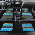 Santa’s Titan Warrior Personalized Car Mats Christmas Rugby League Spirit - Aussie Hoodie