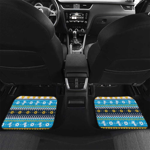 Santa’s Titan Warrior Personalized Car Mats Christmas Rugby League Spirit - Aussie Hoodie