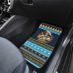 Santa’s Titan Warrior Personalized Car Mats Christmas Rugby League Spirit - Aussie Hoodie
