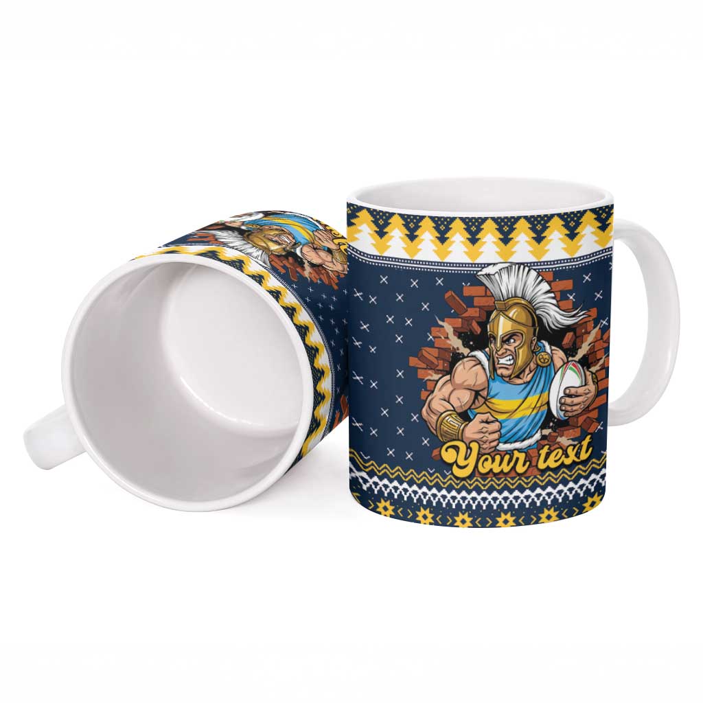 Santa’s Titan Warrior Personalized Ceramic Mug Christmas Rugby League Spirit - Aussie Hoodie