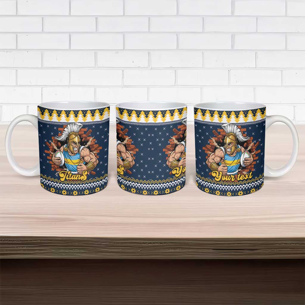 Santa’s Titan Warrior Personalized Ceramic Mug Christmas Rugby League Spirit - Aussie Hoodie