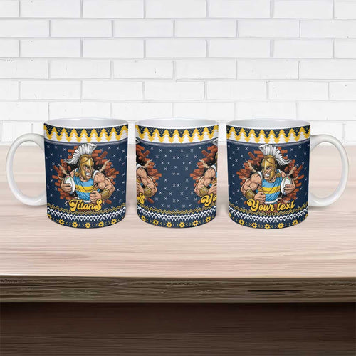 Santa’s Titan Warrior Personalized Ceramic Mug Christmas Rugby League Spirit - Aussie Hoodie