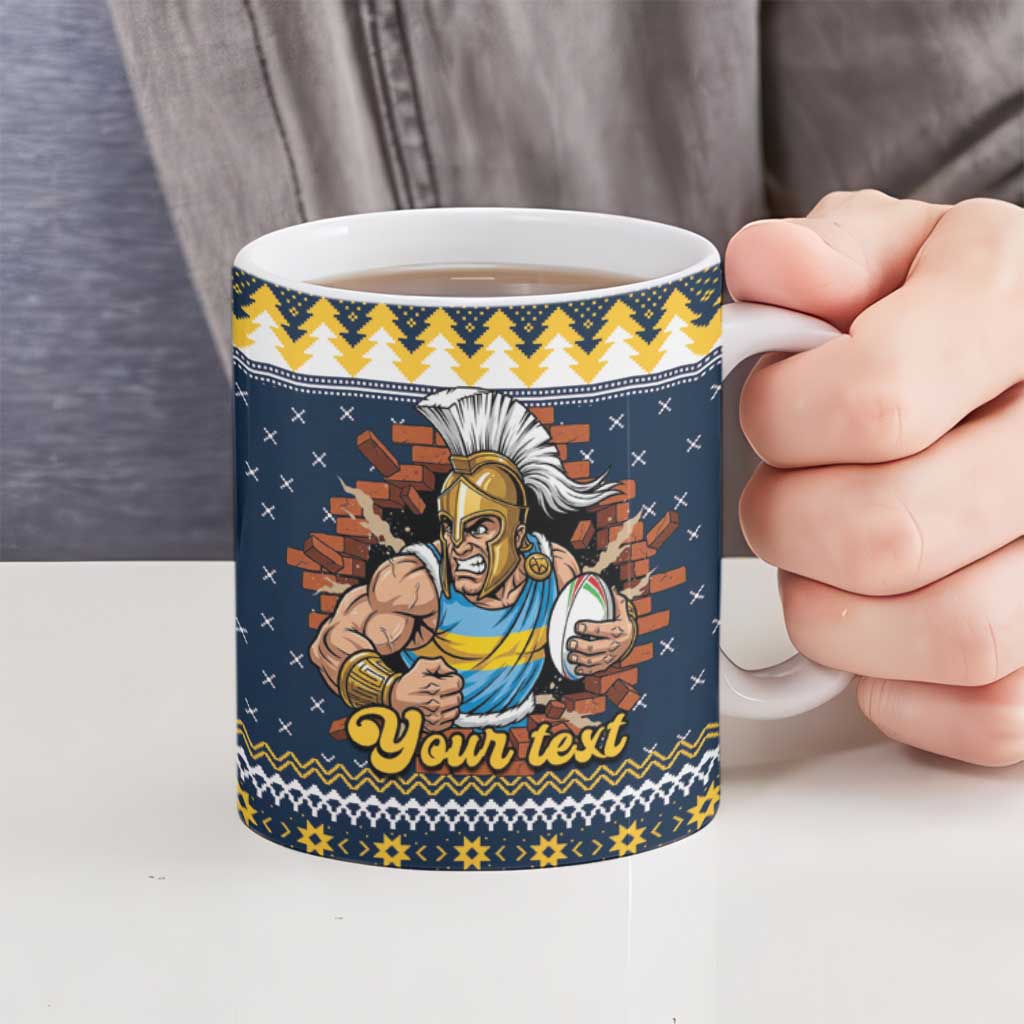 Santa’s Titan Warrior Personalized Ceramic Mug Christmas Rugby League Spirit - Aussie Hoodie