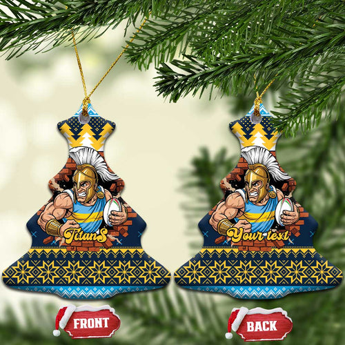 Santa’s Titan Warrior Personalized Ceramic Ornament Christmas Rugby League Spirit - Aussie Hoodie