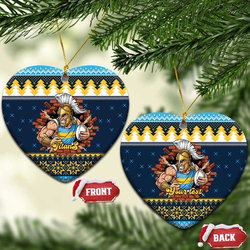 Santa’s Titan Warrior Personalized Ceramic Ornament Christmas Rugby League Spirit - Aussie Hoodie