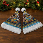 Santa’s Titan Warrior Personalized Christmas Santa Hat Christmas Rugby League Spirit - Aussie Hoodie