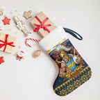 Santa’s Titan Warrior Personalized Christmas Stocking Christmas Rugby League Spirit - Aussie Hoodie