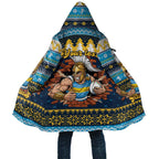 Santa’s Titan Warrior Personalized Cloak Christmas Rugby League Spirit - Aussie Hoodie
