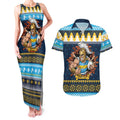 Santa’s Titan Warrior Personalized Couples Matching Tank Maxi Dress and Hawaiian Shirt Christmas Rugby League Spirit - Aussie Hoodie