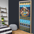 Santa’s Titan Warrior Personalized Door Cover Christmas Rugby League Spirit - Aussie Hoodie