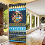 Santa’s Titan Warrior Personalized Door Cover Christmas Rugby League Spirit - Aussie Hoodie