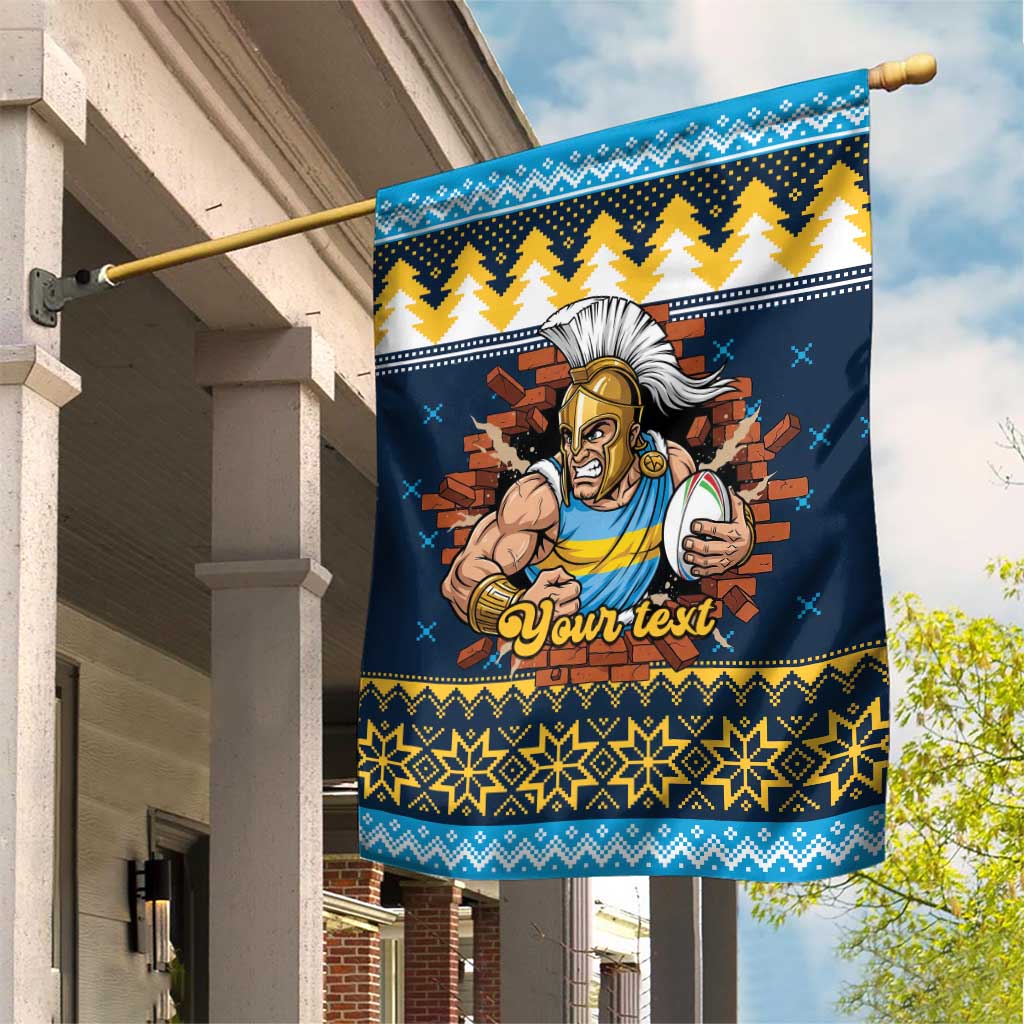 Santa’s Titan Warrior Personalized Garden Flag Christmas Rugby League Spirit - Aussie Hoodie