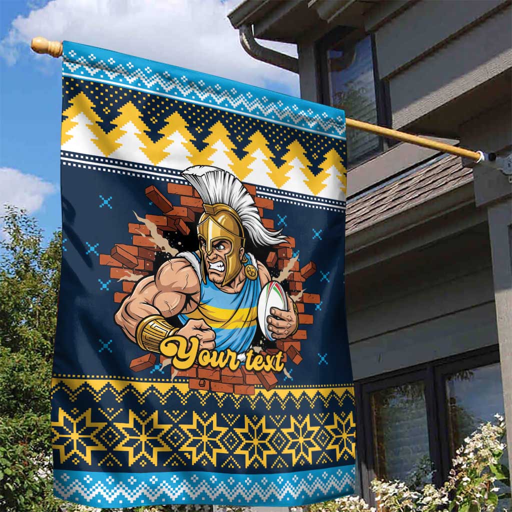 Santa’s Titan Warrior Personalized Garden Flag Christmas Rugby League Spirit - Aussie Hoodie