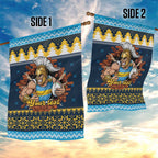 Santa’s Titan Warrior Personalized Garden Flag Christmas Rugby League Spirit - Aussie Hoodie