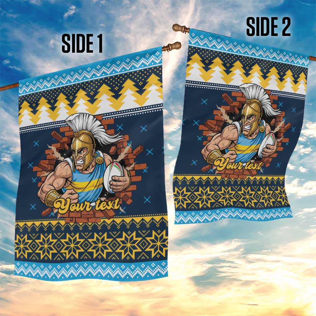 Santa’s Titan Warrior Personalized Garden Flag Christmas Rugby League Spirit - Aussie Hoodie