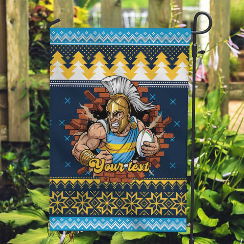 Santa’s Titan Warrior Personalized Garden Flag Christmas Rugby League Spirit - Aussie Hoodie