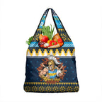 Santa’s Titan Warrior Personalized Grocery Bag Christmas Rugby League Spirit - Aussie Hoodie