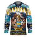 Santa���s Titan Warrior Personalized Hockey Jersey Christmas Rugby League Spirit - Aussie Hoodie