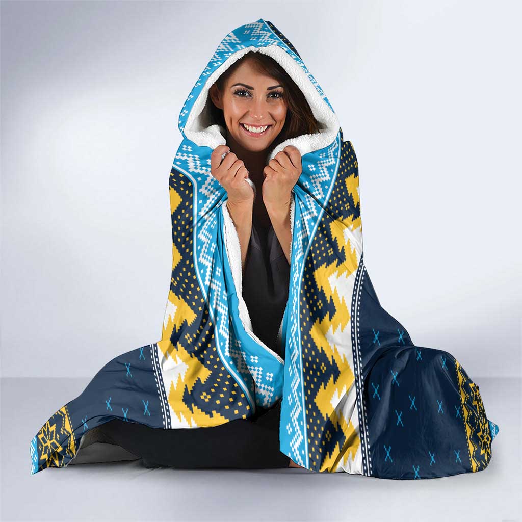 Santa’s Titan Warrior Personalized Hooded Blanket Christmas Rugby League Spirit - Aussie Hoodie