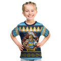 Santa’s Titan Warrior Personalized Kid T Shirt Christmas Rugby League Spirit - Aussie Hoodie