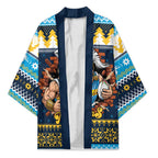Santa’s Titan Warrior Personalized Kimono Christmas Rugby League Spirit - Aussie Hoodie
