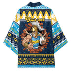 Santa’s Titan Warrior Personalized Kimono Christmas Rugby League Spirit - Aussie Hoodie