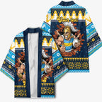 Santa’s Titan Warrior Personalized Kimono Christmas Rugby League Spirit - Aussie Hoodie